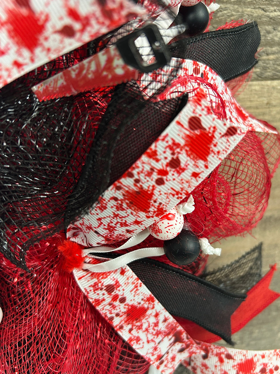 Thumbnail: Saw Jig Saw Mini Horror Wreath