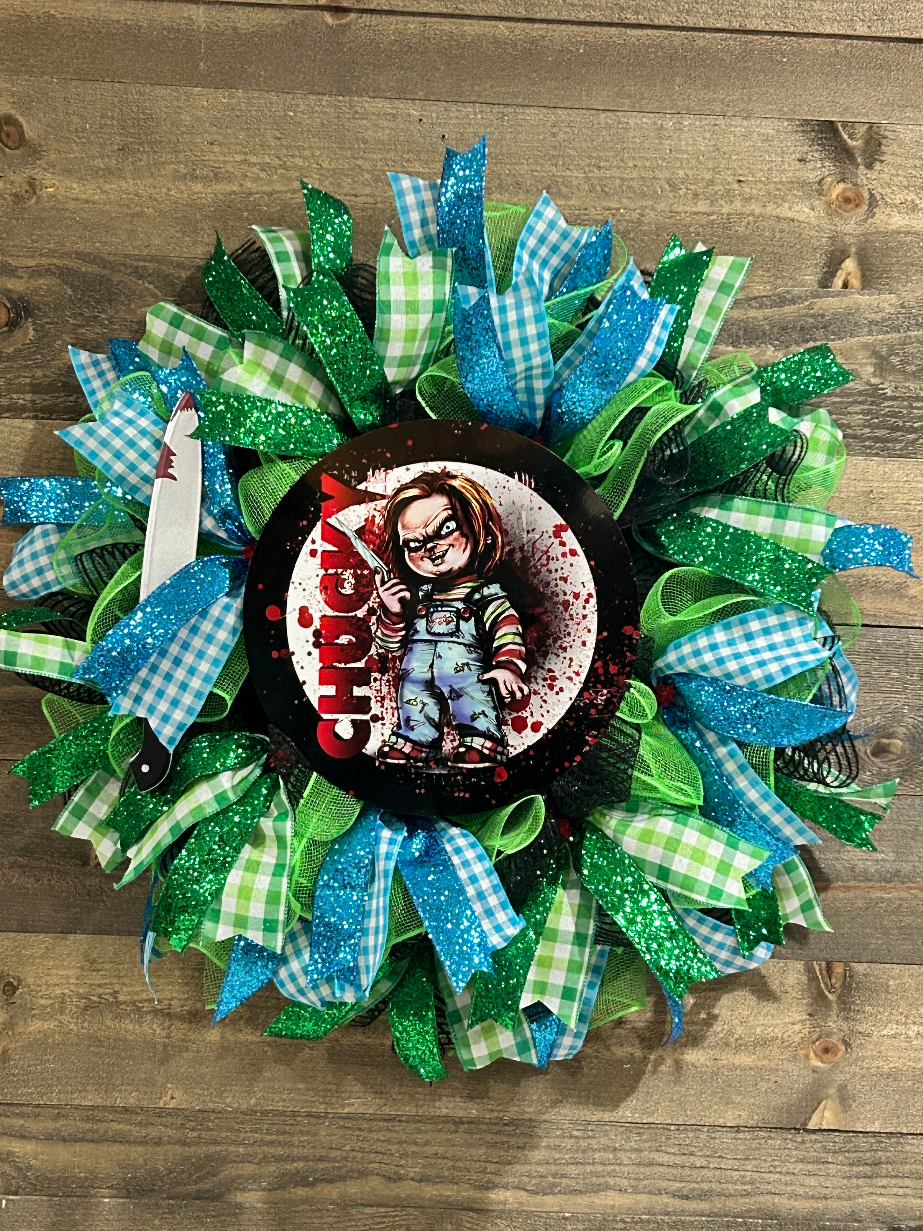 Chucky Childs Play Horror Wreath