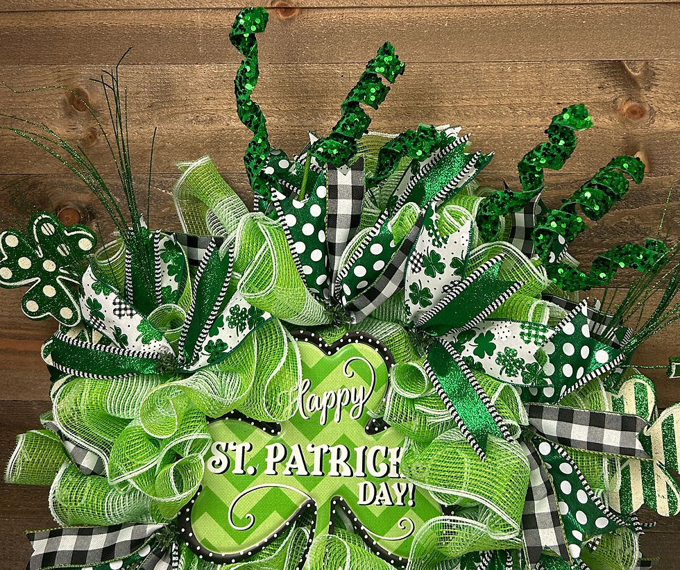 Thumbnail: St. Patrick’s Day Wreath for Front Door