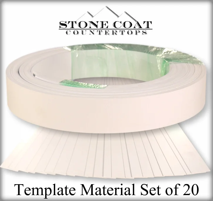 Template Material Set Of 20 Stonecoatcountertops Template Material Set Of 20