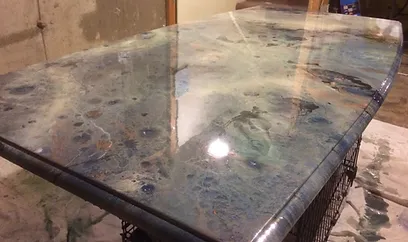 Stonecoatcountertops Gallery Can T Capture The Beauty Of These Tables With A Phone Camera It Looks So Awesome Very Hy Thanks Much For Guidance And Wonderful