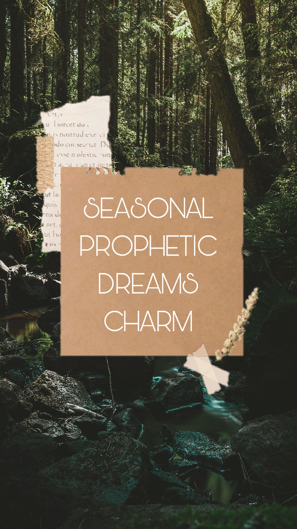 Seasonal Prophetic Dreams Charm