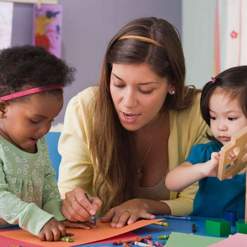 italienische Kindergärtnerinnen in Deutschland