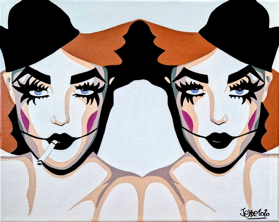 Provocation et Sensualité – tableau d’Arty Jesse