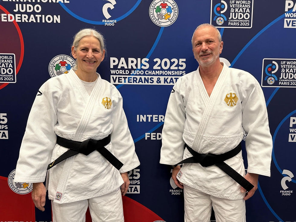 Elke und Uli Bröckel beim Kata WM in Paris