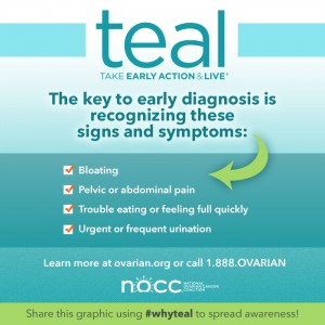 OVARIAN CANCER AWARENESS, TEAL FOR OVARIAN CANCER