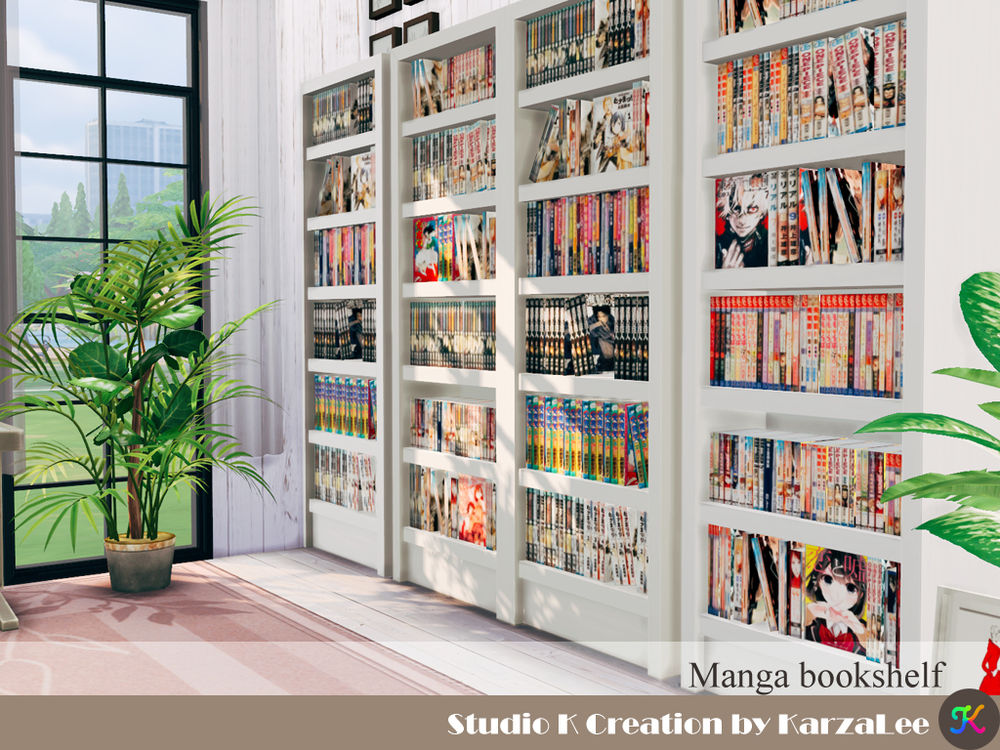 Manga bookshelf set