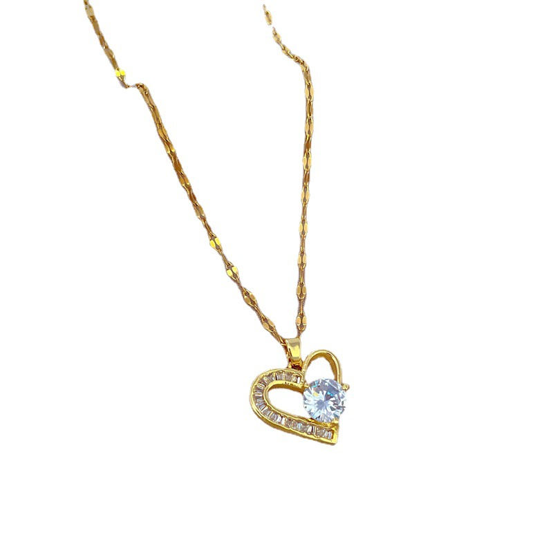 Thumbnail: AmoraLuxe™ Heart Necklace – Timeless Spark Edition