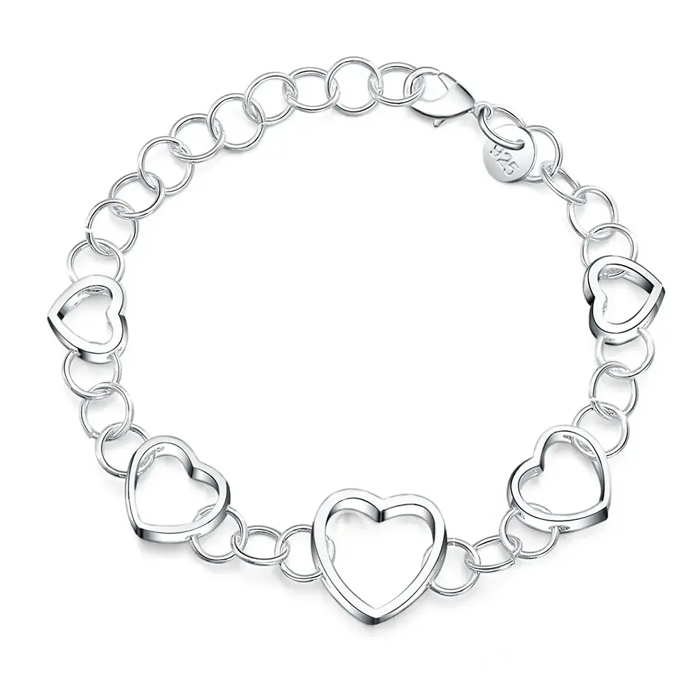 Thumbnail: Silver Woven Luxe Bracelet