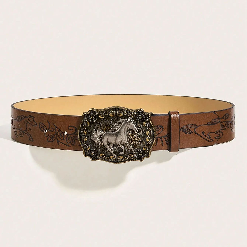 Thumbnail: Frontier Horse Buckle Belt