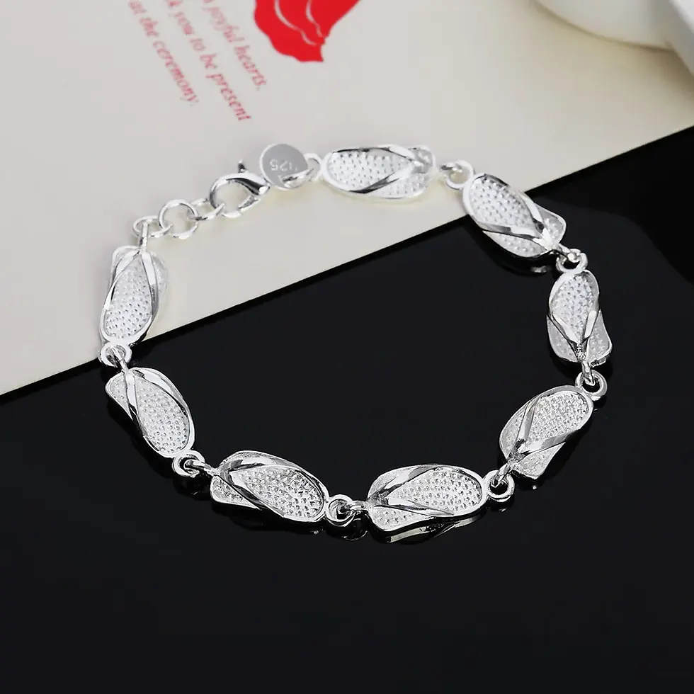 Thumbnail: Silver Woven Luxe Bracelet