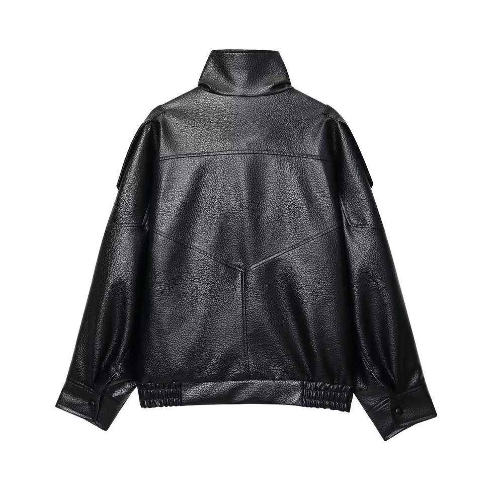 Thumbnail: Noir Eclipse Leather Jacket