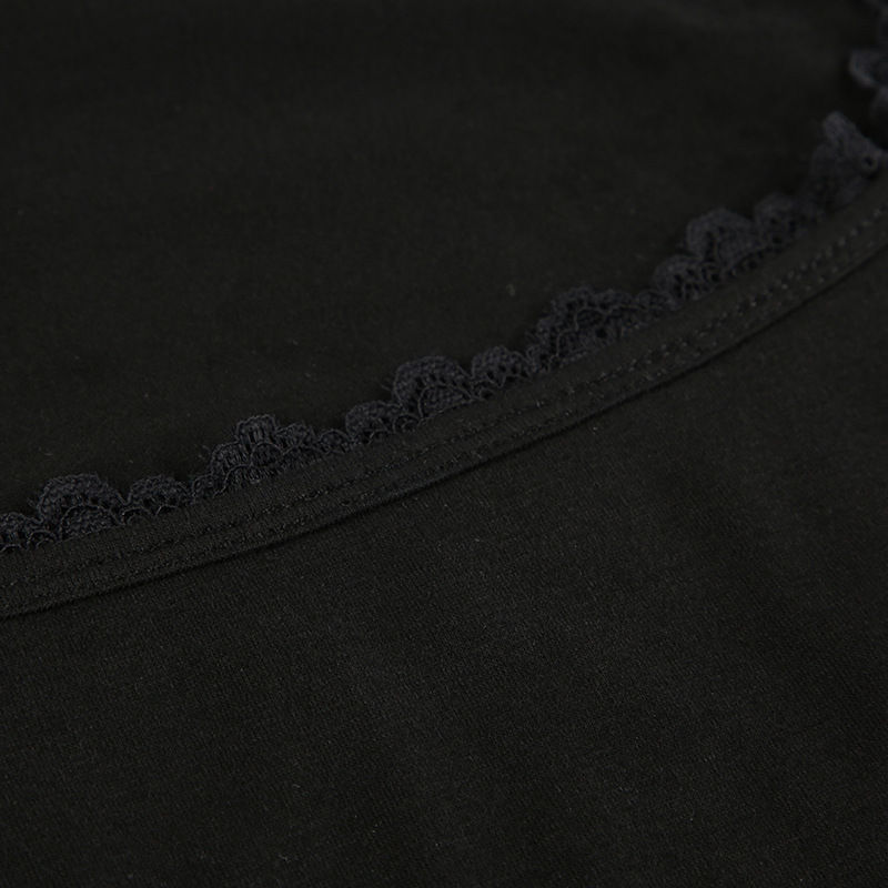 Thumbnail: Noir Romance Lace Trim Top