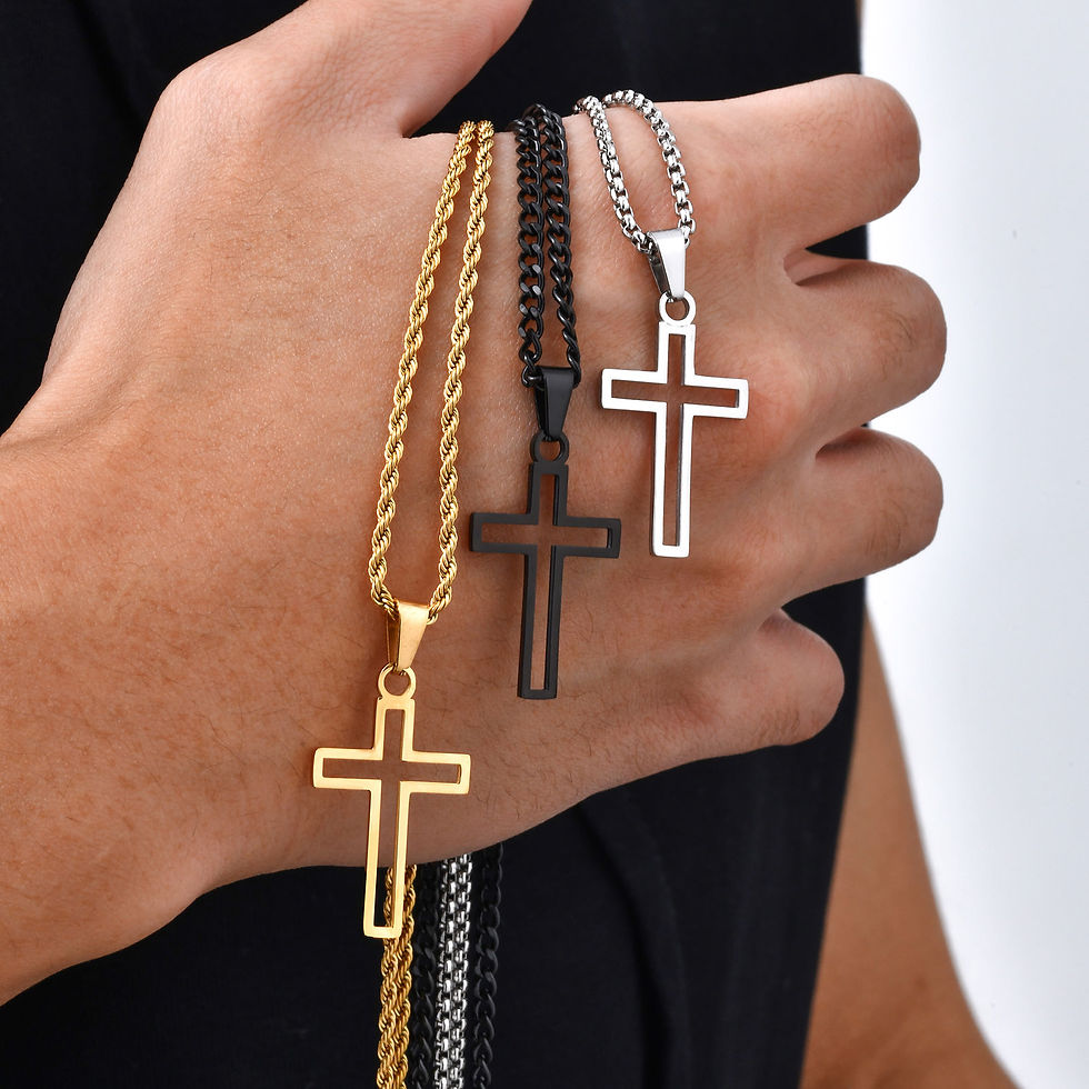 Thumbnail: Sovereign Cross Necklace