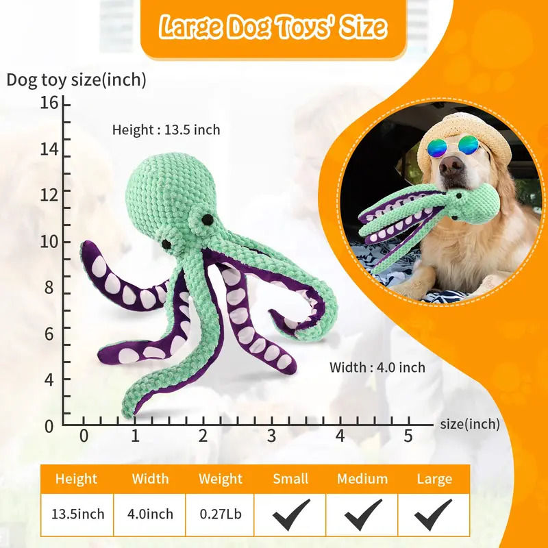 Thumbnail: OctoChew Plush Dog Toy