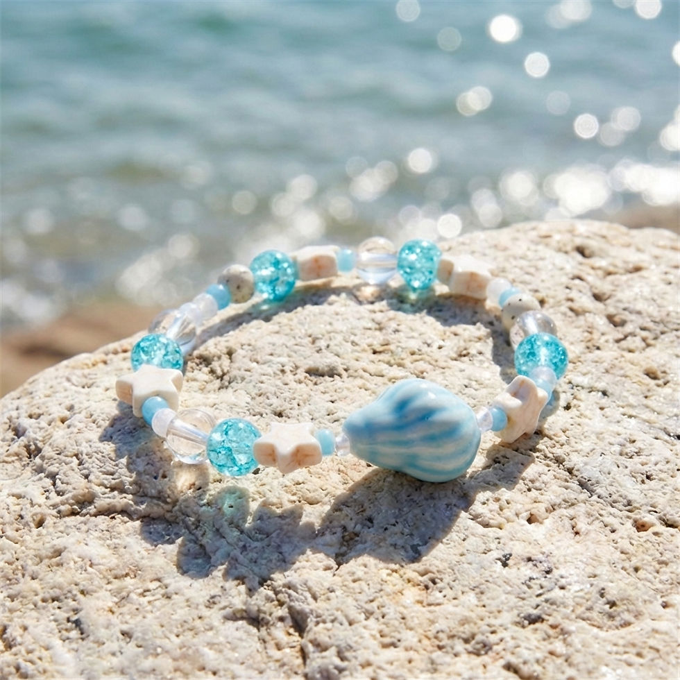 Thumbnail: Ocean Blush Charm Bracelet