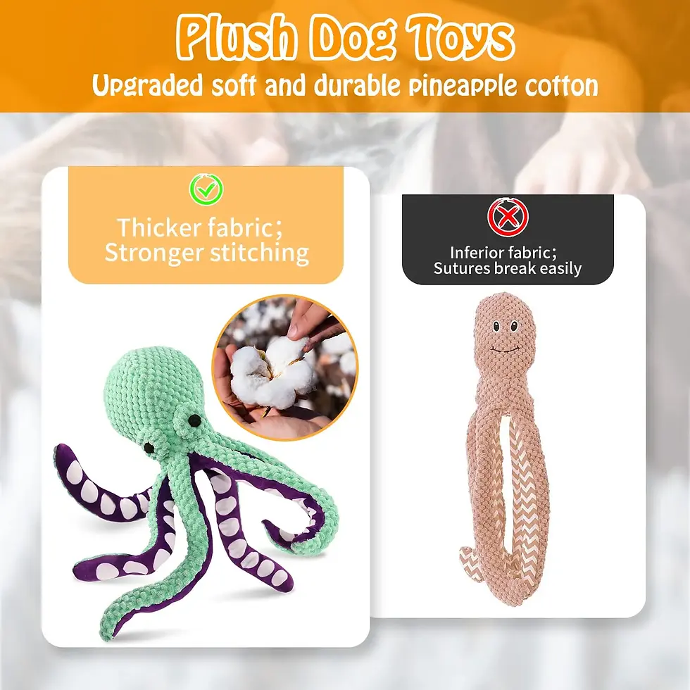 Thumbnail: OctoChew Plush Dog Toy