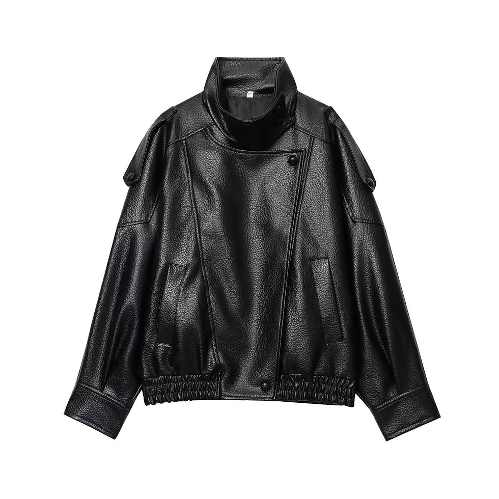 Thumbnail: Noir Eclipse Leather Jacket