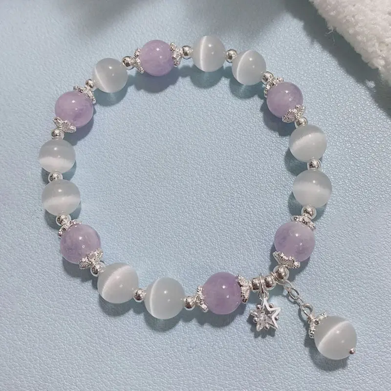 Thumbnail: Moonlight Crystal Charm Bracelet