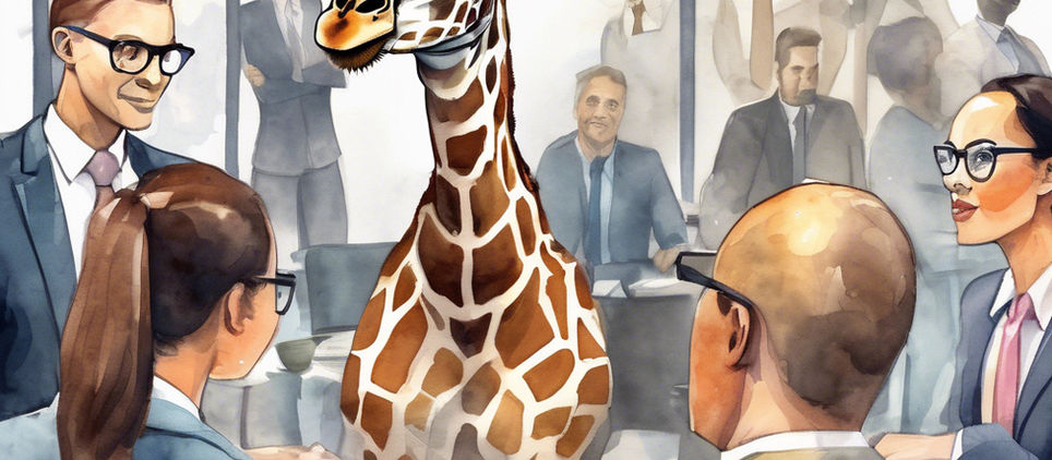 “Be the giraffe in the room”