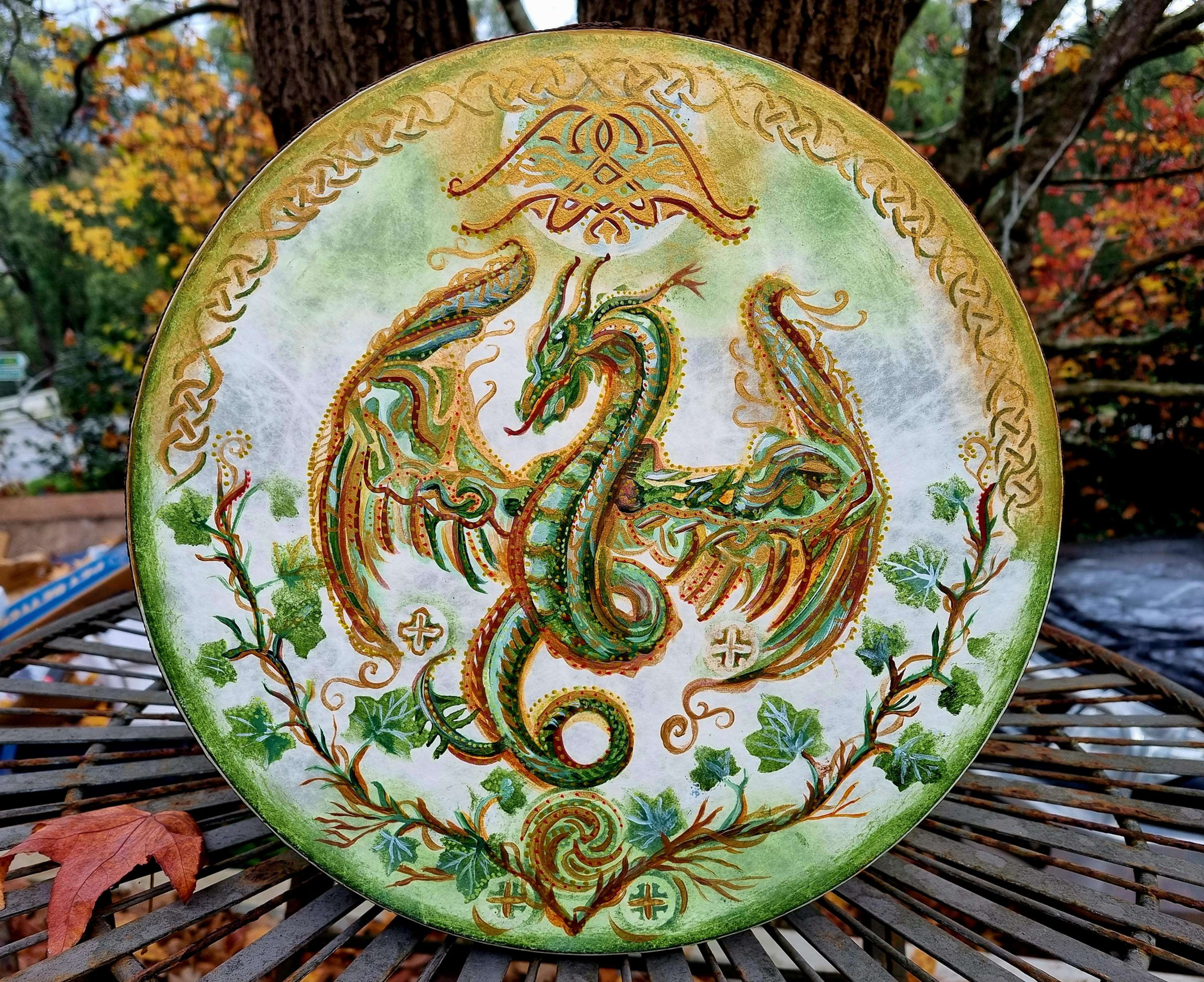 'Dragonlore' Vegan Frame Drum SOLD