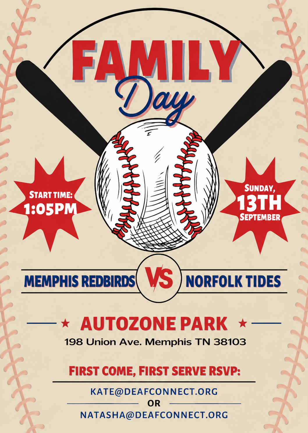 Flyer with information to the event.