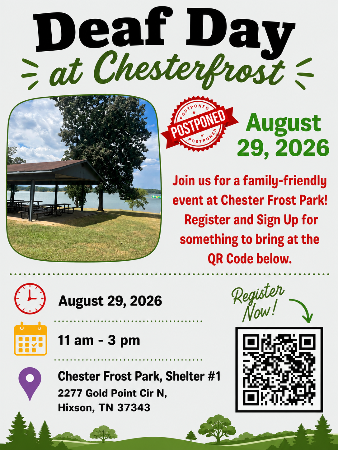 Flyer with information to the event.