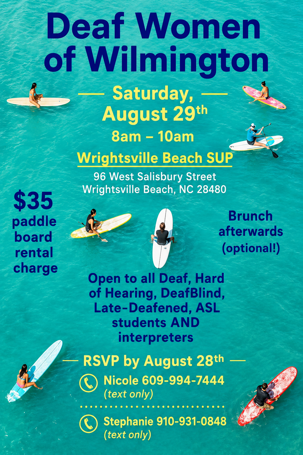 Flyer with information to the event.