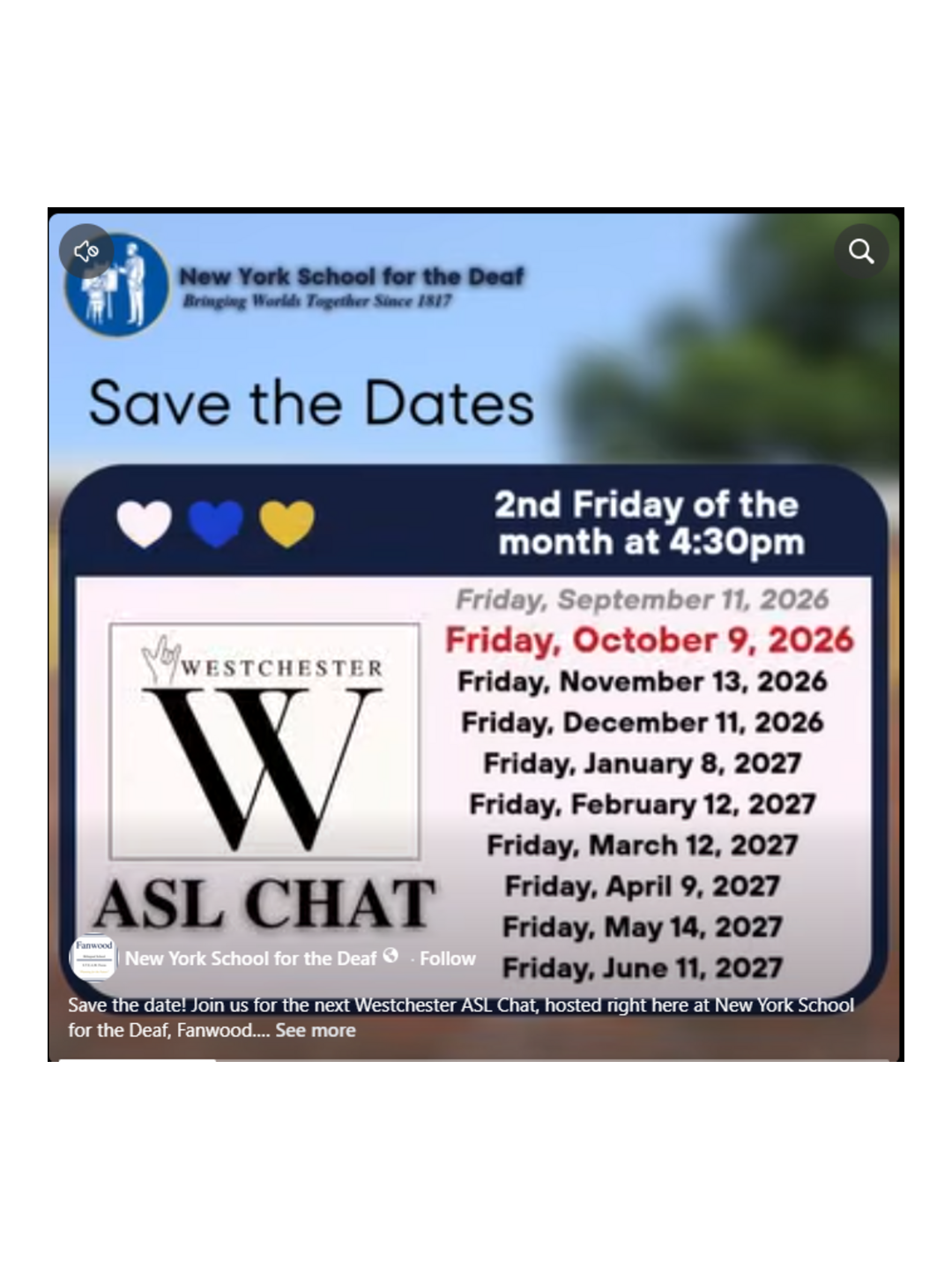 Flyer with information to the event.