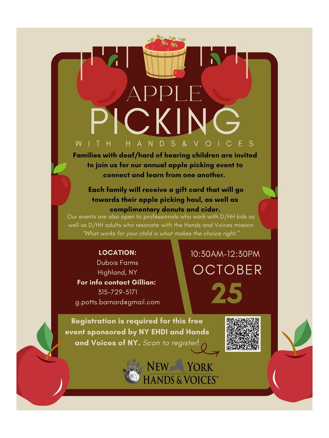 Flyer with information to the event.