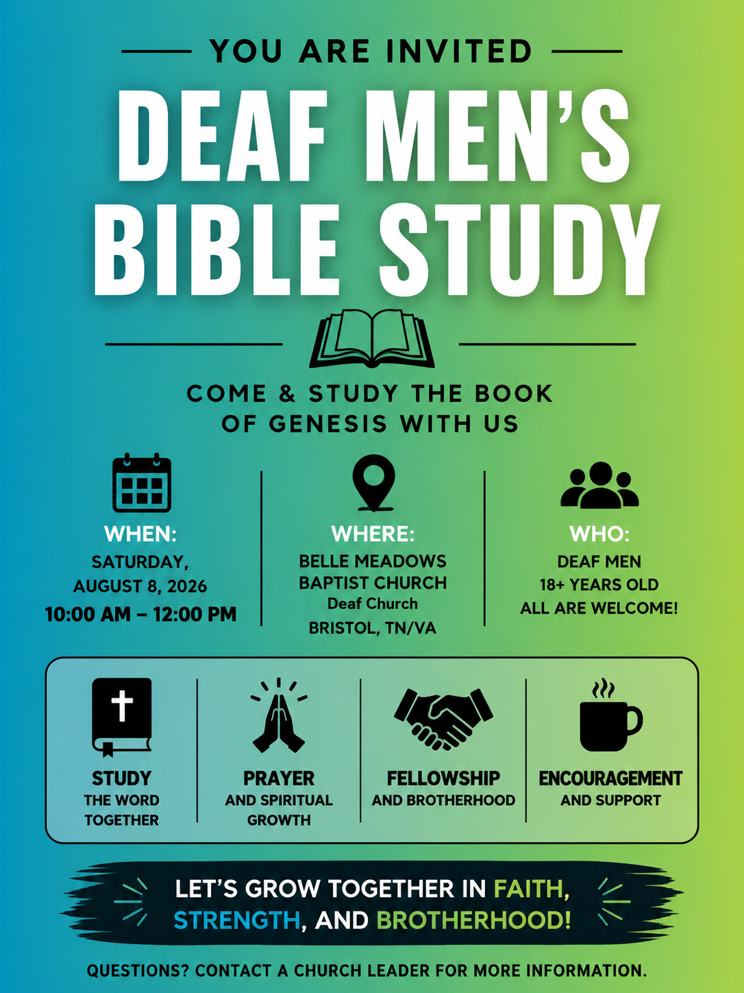 Flyer with information to the event.