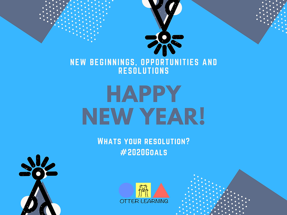 Preschool New Years Resolution Poster