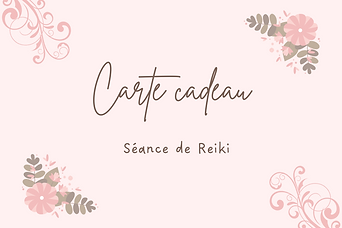 Carte Cadeau Séance de Reiki lyon