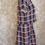 Thumbnail: Blue Pink Checkered Office Dress side