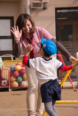 保育園撮影