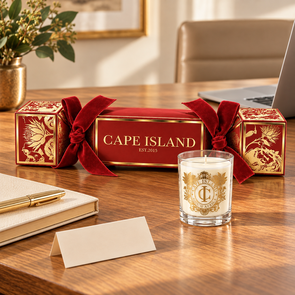 Thumbnail: Crimson Luxury Cracker with Candle