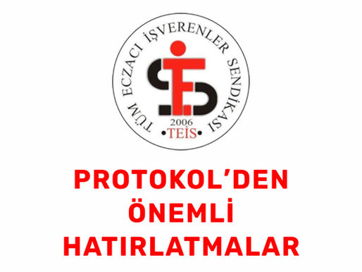 PROTOKOLDEN ÖNEMLİ HATIRLATMALAR