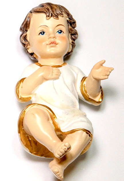 A beautiful and expensive baby Jesus is missing!