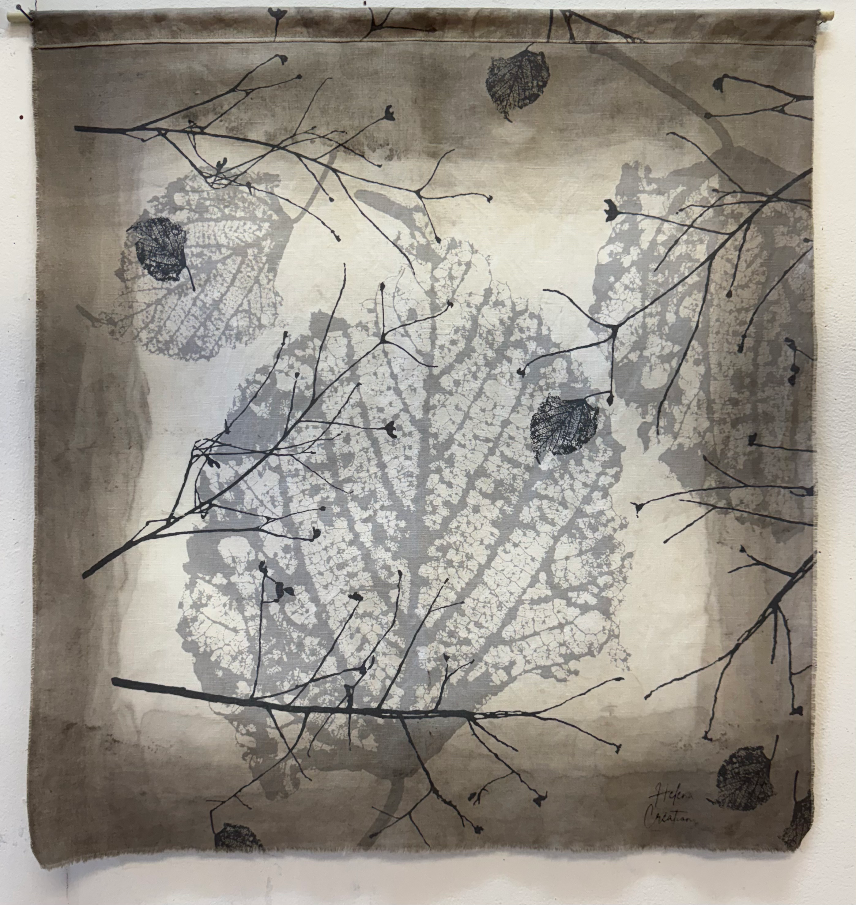 DECORATION MURALE "Traces du Vivant 1" 73x77cm