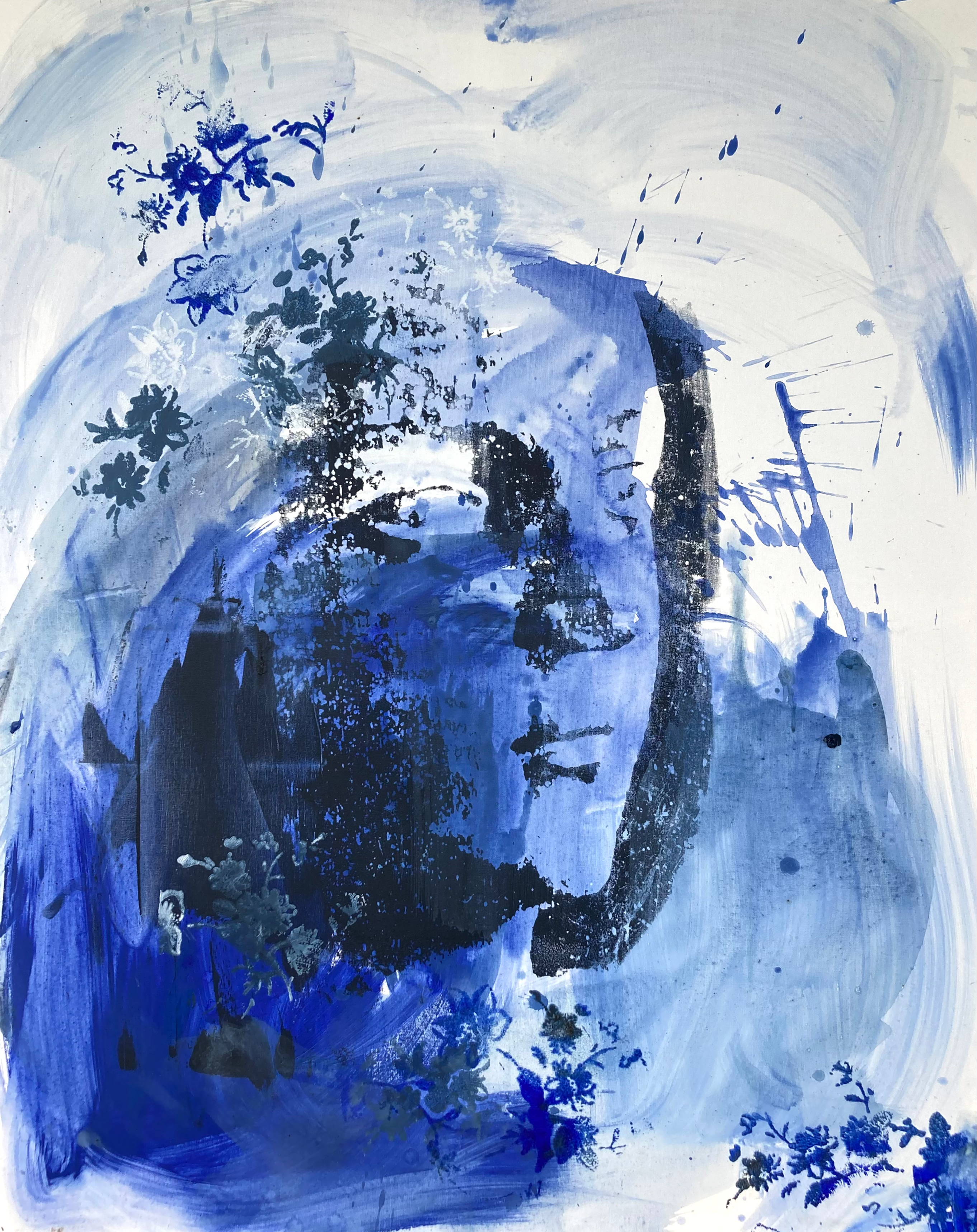 L'OEIL DU CYCLONE painting 80x100cm