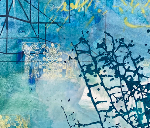 Thumbnail: PAINTING "SPACE" 91x65cm