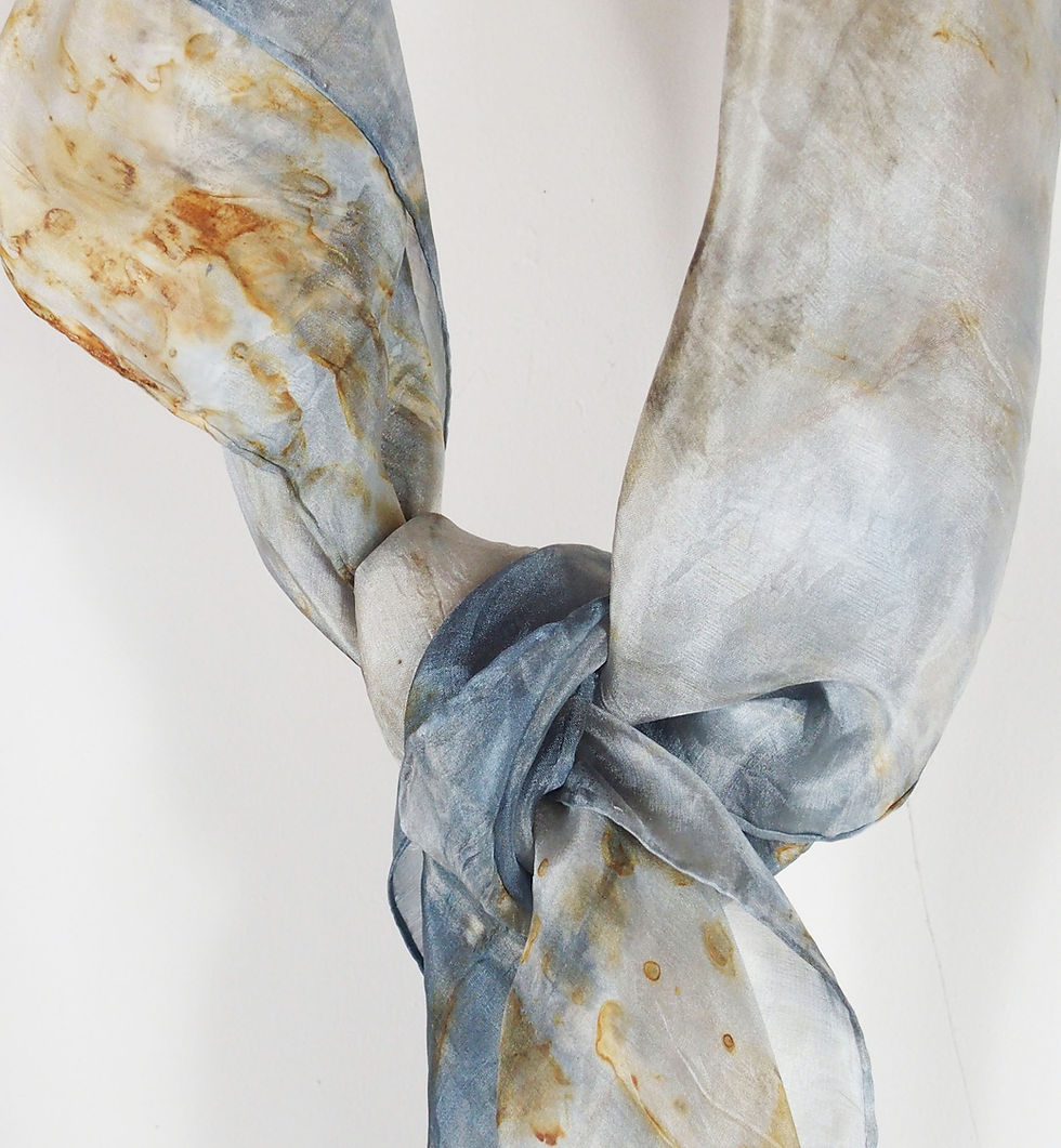 Miniature : FOULARD EN SOIE "ÉCO-DYE" 85x92cm N°4