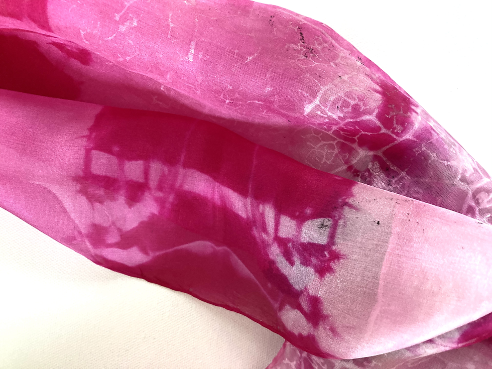 Miniature : FOULARD EN SOIE FUSCHIA 30x130cm (12)