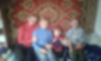ukrainian mother and three children receive aid