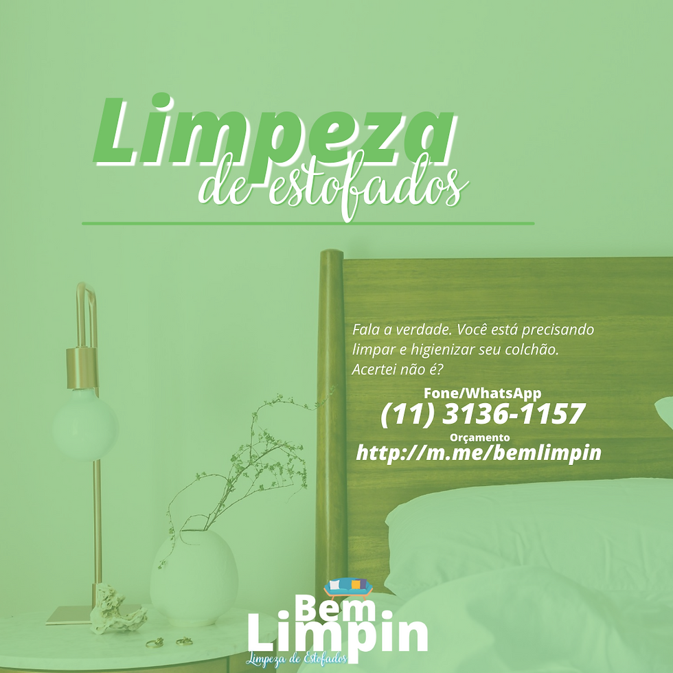 Limpeza e Higienização de Colchão
