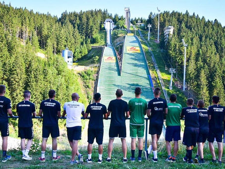 Vorbereitung 1. Mannschaft an der Schanze in Oberhof!