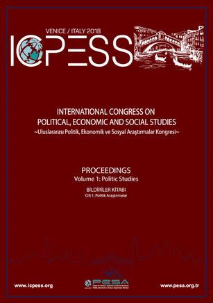 ICPESS 2018 Venice/Venedik PROCEEDINGS Volume 1: Political Studies