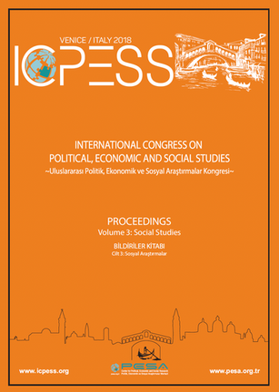 ICPESS 2018 Venice/Venedik PROCEEDINGS Volume 3: Social Studies