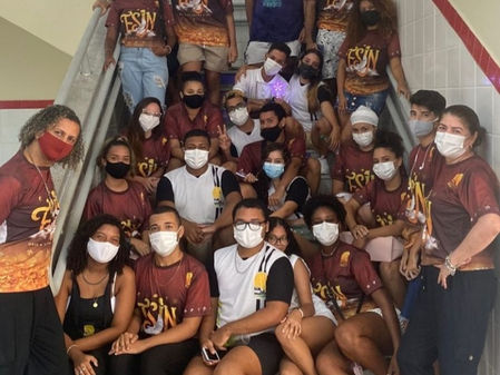 Primeira reunião de retorno das atividades do Um Quê de Negritude