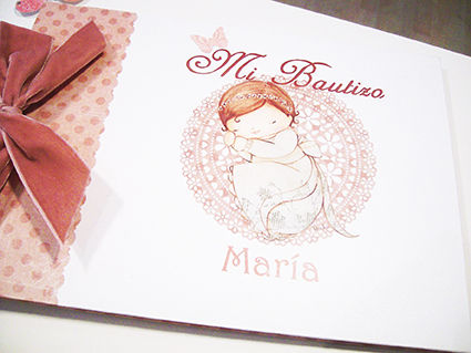 Libro de firmas y recuerdos Bautizos